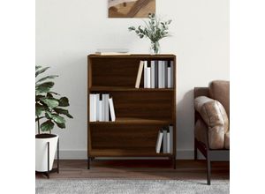 8720845866549 - Bonnevie - BücherregalStandregal Braun Eichen-Optik 695x325x90 cm Holzwerkstoff vidaXL