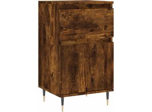 8720845873691 - Sideboard Räuchereiche 40x35x70 cm Holzwerkstoff vidaXL - Braun