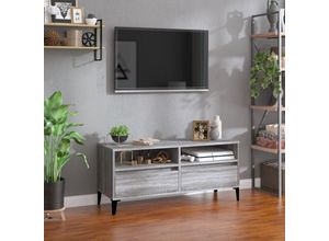 8720845878139 - Bonnevie - TV-SchrankTV-Möbel Grau Sonoma 100x345x445 cm Holzwerkstoff vidaXL 8720845878139 - Bonnevie - TV-SchrankTV-Möbel Grau Sonoma 100x345x445 cm Holzwerkstoff vidaXL