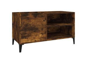 8720845878603 - Vidaxl - Plattenschrank Räuchereiche 845x38x48 cm Holzwerkstoff Braun