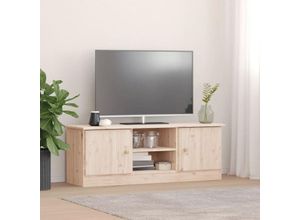 8720845886691 - Bonnevie - TV-SchrankTV-Möbel alta 112x35x41 cm Massivholz Kiefer vidaXL