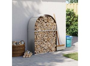 8720845896942 - Bonnevie - Kaminholzunterstand Hellgrau 80x45x120 cm Verzinkter Stahl vidaXL555235 8720845896942 - Bonnevie - Kaminholzunterstand Hellgrau 80x45x120 cm Verzinkter Stahl vidaXL555235