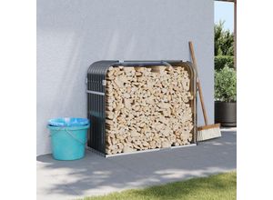 8720845897086 - Bonnevie - Kaminholzunterstand Anthrazit 120x45x100 cm Verzinkter Stahl vidaXL941620 8720845897086 - Bonnevie - Kaminholzunterstand Anthrazit 120x45x100 cm Verzinkter Stahl vidaXL941620