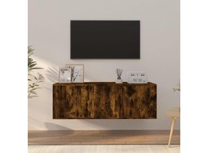 8720845898953 - Bonnevie - 2-tlg TV-Schrank-SetTV-MöbelTV-Möbel Räuchereiche Holzwerkstoff vidaXL