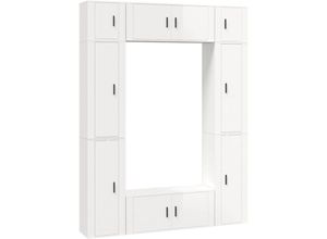 8720845903008 - Vidaxl - 8-tlg TV-Schrank-Set Hochglanz-Weiß Holzwerkstoff