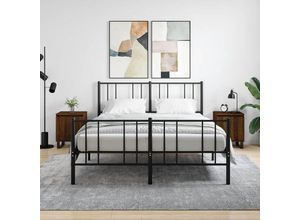 8720845905101 - Bonnevie - 2er-Set NachttischeBeistelltische Braun Eichen-Optik 40x30x50 cm Holzwerkstoff vidaXL