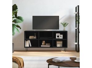 8720845906405 - TV-Schrank，TV-Möbel Schwarz 1035x30x50 cm Holzwerkstoff vidaXL