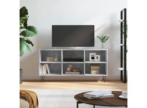 8720845906436 - Bonnevie - TV-SchrankTV-Möbel Betongrau 1035x30x50 cm Holzwerkstoff vidaXL