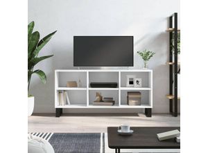 8720845906474 - Bonnevie - TV-SchrankTV-Möbel Weiß 1035x30x50 cm Holzwerkstoff vidaXL