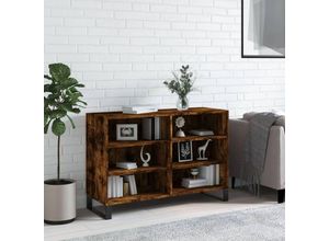 8720845907242 - Bonnevie - SideboardKommode Räuchereiche 1035x35x70 cm Holzwerkstoff vidaXL