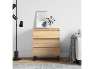 8720845907709 - Vidaxl - Sideboard Sonoma-Eiche 60x35x70 cm Holzwerkstoff Braun