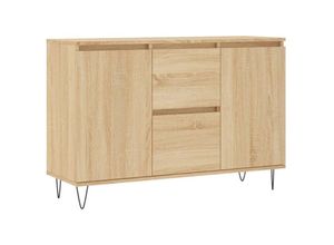 8720845907860 - Vidaxl - SideboardKommode Sonoma-Eiche 104x35x70 cm Holzwerkstoff