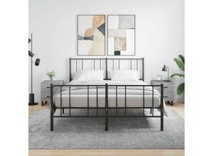 8720845909482 - Bonnevie - 2er-Set NachttischeBeistelltische Grau Sonoma 40x35x475 cm Holzwerkstoff vidaXL