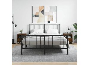 8720845910785 - 2er-Set Nachttische，Beistelltische Braun Eichen-Optik 40x35x475cm Holzwerkstoff vidaXL