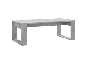 8720845920289 - Vidaxl - Couchtisch Betongrau 102x50x35 cm Holzwerkstoff