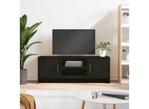 8720845925024 - Bonnevie - TV-SchrankTV-Möbel Schwarz 102x30x375 cm Holzwerkstoff vidaXL