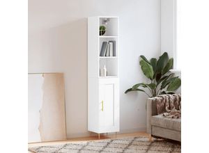 8720845934361 - Highboard，Kommode Weiß 345x34x180 cm Holzwerkstoff vidaXL