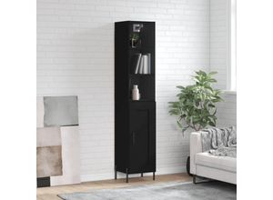 8720845934613 - Vidaxl - Highboard Schwarz 345x34x180 cm Holzwerkstoff Schwarz 8720845934613 - Vidaxl - Highboard Schwarz 345x34x180 cm Holzwerkstoff Schwarz
