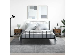 8720845939212 - Bonnevie - 2er-Set NachttischeBeistelltische Braun Eichen-Optik 40x42x45 cm Holzwerkstoff vidaXL