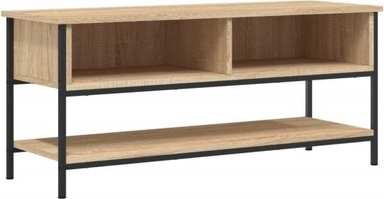 8720845940836 - vidaXL TV-Schrank-100x35x45-cm-finished-wood-sonoma-eiche-farbig