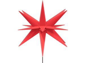 8720845941758 - Vidaxl - Weihnachtssterne 3 Stk mit Erdspießen LEDs Faltbar Rot 57 cm 301840