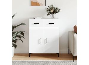 8720845943417 - Sideboard，Kommode Weiß 695x34x90 cm Holzwerkstoff vidaXL