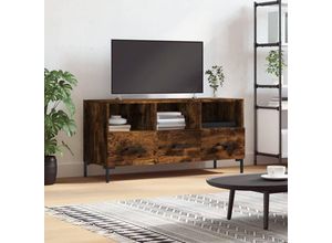 8720845944667 - Bonnevie - TV-SchrankTV-Möbel Räuchereiche 102x36x50 cm Holzwerkstoff vidaXL