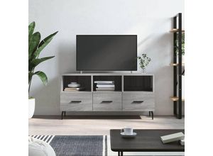 8720845944834 - Bonnevie - TV-SchrankTV-Möbel Grau Sonoma 102x36x50 cm Holzwerkstoff vidaXL