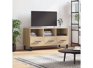 8720845944889 - Bonnevie - TV-SchrankTV-Möbel Sonoma-Eiche 102x36x50 cm Holzwerkstoff vidaXL