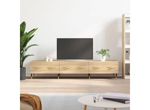 8720845945046 - TV-Schrank，TV-Möbel Sonoma-Eiche 150x36x30 cm Holzwerkstoff vidaXL