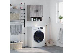 8720845947552 - Bonnevie - Wandschrank Badschrank Grau Sonoma 60x31x70 cm Holzwerkstoff vidaXL