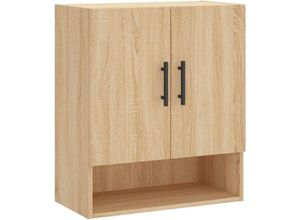 8720845947767 - Vidaxl - Wandschrank Badschrank Sonoma-Eiche 60x31x70 cm Holzwerkstoff