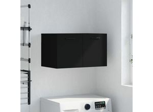 8720845948788 - Bonnevie - Wandschrank Badschrank Schwarz 60x365x35 cm Holzwerkstoff vidaXL