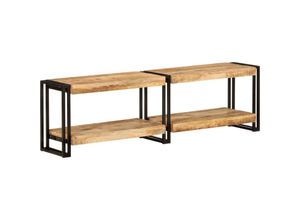 8720845952389 - Bonnevie - TV-SchrankTV-Möbel 140x30x40 cm Massivholz Mango vidaXL