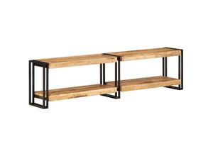 8720845952419 - Bonnevie - TV-SchrankTV-Möbel 160x30x40 cm Massivholz Mango vidaXL