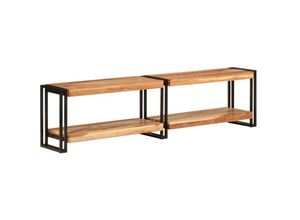 8720845952426 - Bonnevie - TV-SchrankTV-Möbel 160x30x40 cm Massivholz Akazie vidaXL