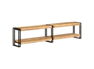 8720845952440 - Bonnevie - TV-SchrankTV-Möbel 180x30x40 cm Massivholz Mango vidaXL