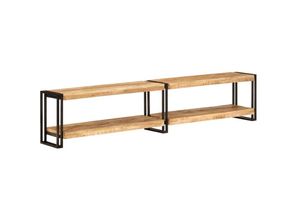 8720845952471 - Bonnevie - TV-SchrankTV-Möbel 200x30x40 cm Massivholz Mango vidaXL