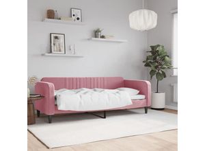 8720845953775 - Bonnevie - TagesbettGästebett Rosa 80x200 cm Samt vidaXL