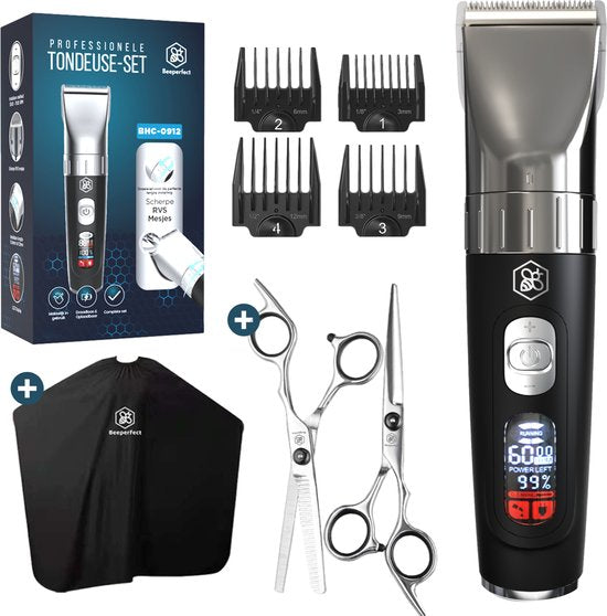 8720865048079 - Beeperfect® Clippers Men - Haartrimmer - Trimmer für Kopf & Bart - Clippers Mens Head Hair - Friseurset inklusive