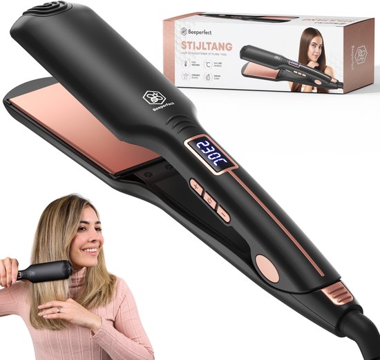 8720865048468 - Beeperfect® Glätteisen Pro Straight - Glätten & Locken - Glätteisen - Haarglätter - 80℃ bis 230℃ - Inkl