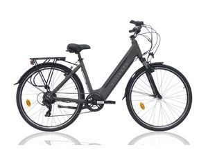 8720865621531 - Villette lAmant Eco City E-bike Damen 104 Ah 7 Gänge Grau