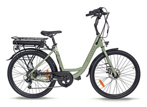 8720865621883 - Villette Denver E4000 Plus  City E-bike Damen 26-Zoll 7-Gang Grün