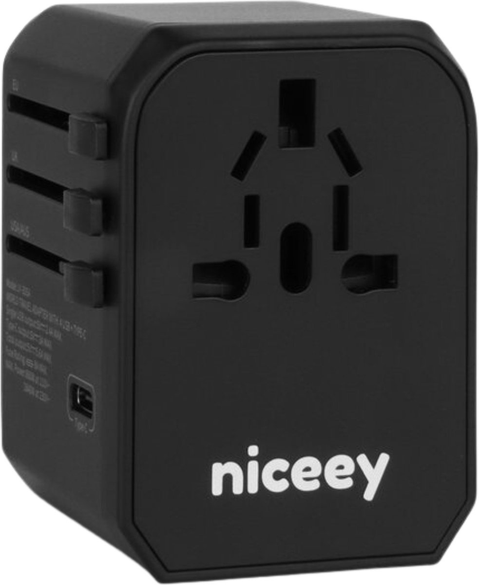 8720872930206 - Niceey World Stecker - Universalstecker - Schwarz