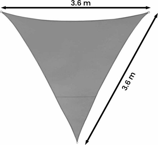8720874425403 - - Schattentuch - Sonnenschutz - Dreieck - 36 m - Dunkelgrau 8720874425403 - - Schattentuch - Sonnenschutz - Dreieck - 36 m - Dunkelgrau