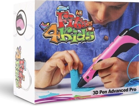 8720892098757 - Fits4Kids® Advanced Pro 3D-Stift-Starterpaket - einschließlich 100M Filament-Nachfüllungen und E-Book - Pink - für Jungen und Mädchen