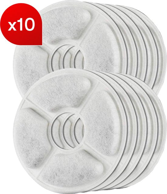 8720892262820 - Vivex® Trinkbrunnen-Filter - Katzenbrunnen-Filter - Premium-Qualität - 10 Stück
