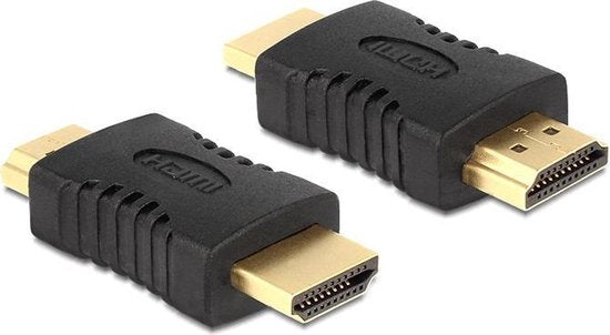 8720908590770 - 2er-Set - HDMI-Stecker-zu-Stecker-Kupplung - HDMI 14-kompatibel - Schwarz