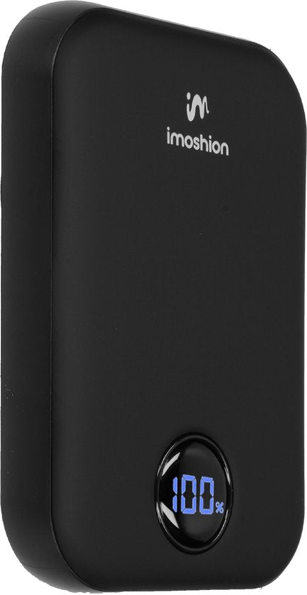 8720922101075 - Powerbank 10000 mAh - Geeignet für MagSafe - Schnellladegerät 225W - LED-Anzeige - USB C & USB A - Wireless Powerbank Geeignet für iPhone 12 13 14 15 16 - Schwarz