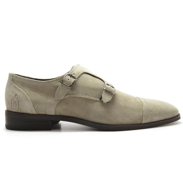 8720927505946 - B From Amsterdam - Loafer Filip Wildleder Herren - Größe 42 - Beige Taupe